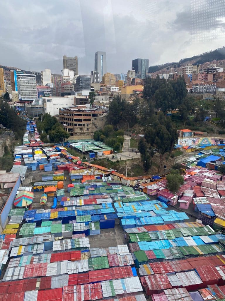 La Paz Eine Stadt über den Wolken