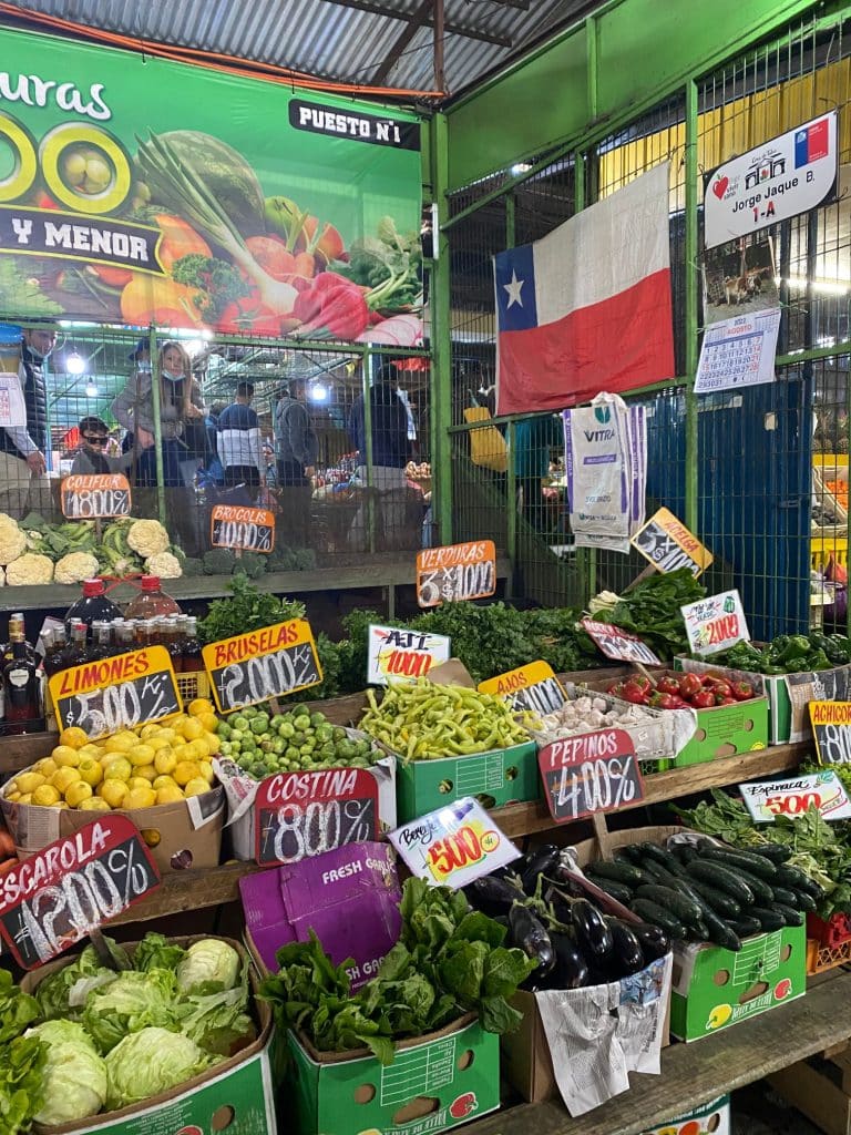 Markt in Talca - Vegan auf Reisen